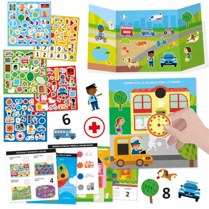 Actual product image Headup Games Scuola Stickers Numeri Forme e Colori