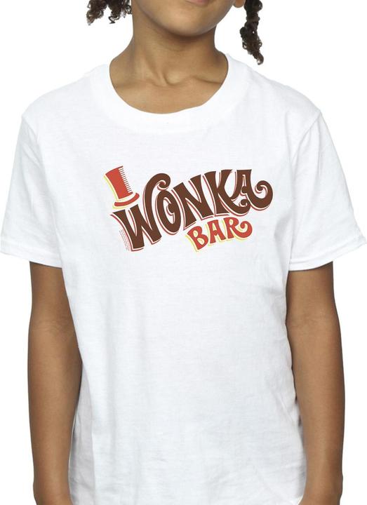 Produktbild Willy Wonka & the Chocolate Factory Bar Logo TShirt Mädchen (116)
