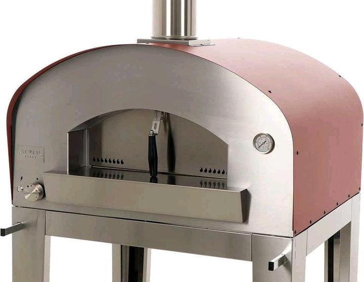 Image du produit Seven Italy Eros OutdoorFour à gaz avec chariotRouge (Four à pizza à gaz)