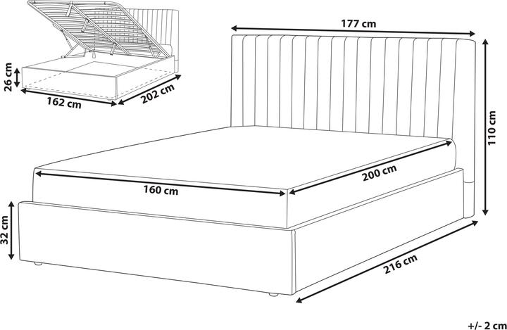Image du produit Beliani Vion (160 x 200 cm)