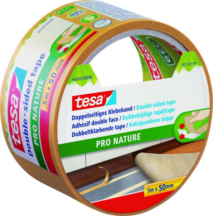 Actual product image tesa PRO NATURE double-sided adhesive tape (50 mm)