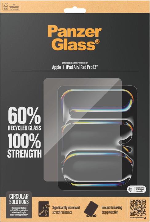 Actual product image PanzerGlass Ultra-Wide Fit (1 pcs., iPad Air 13 2024 (M2), iPad Pro 13 2024 (M4))