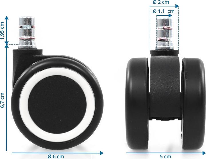 Produktbild Hjh Office 5x ROLO COLOR 60 11mm/60mm