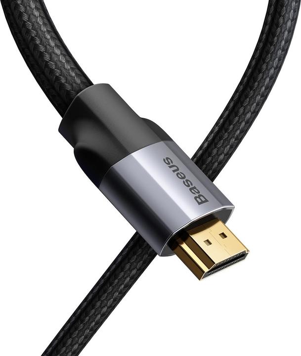 Produktbild Baseus Enjoyment Series 4KHD Male To 4KHD Male Adapter Cable 5m Dark gray (5 m, HDMI, 2.0)