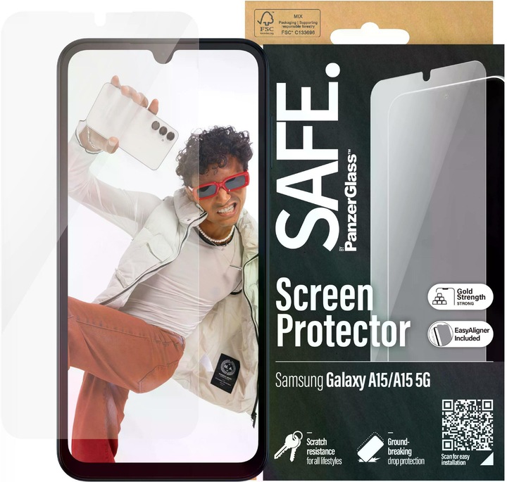 Produktbild Safe Ultra-Wide Fit (1 Stück, Samsung Galaxy A15 5G, Samsung Galaxy A15)