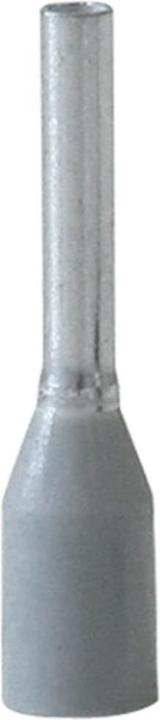 Image du produit Weidmüller Embout Longueur L1/L2 14,0/8,0 mm gris avec collerette 0,75 (AWG 18) mm². (14 mm)