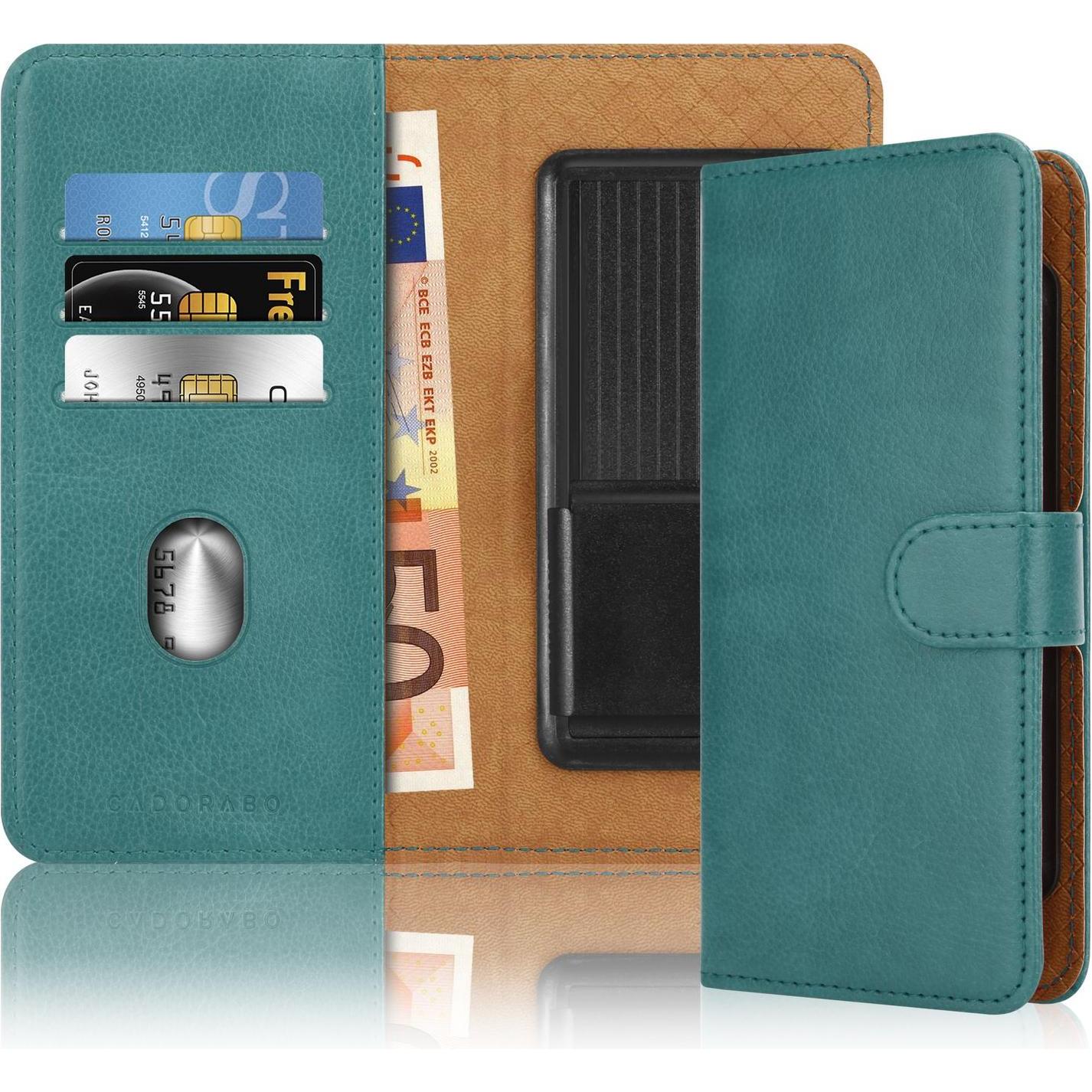 Cadorabo Hülle für Blackview N6000 Book Case Style (Blackview P6000), Smartphone Hülle, Türkis