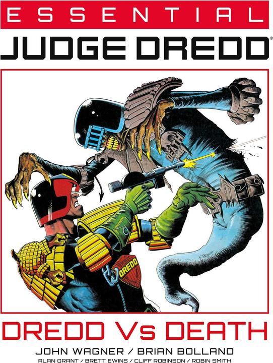 Immagine prodotto Essential Judge Dredd: Dredd Vs. Death (Inglese, Alex Ronald, Andy Clarke, Brett Ewins, Brian Bollandia, Bryan Talbot, Cliff Robinson, John Wagner, Mulini di perlustrazione, Robin Smith, Sovvenzione Alan, 2022)