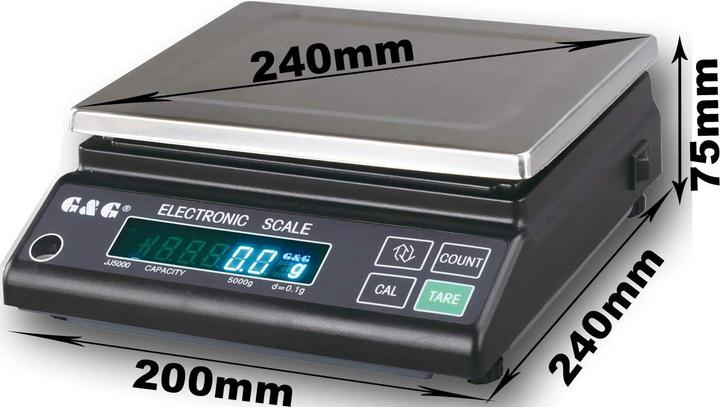 Actual product image G&G JJ5000 Präzisionswaage