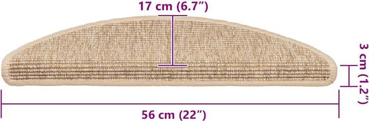Immagine prodotto vidaXL Stufenmatte (20 x 56 cm)