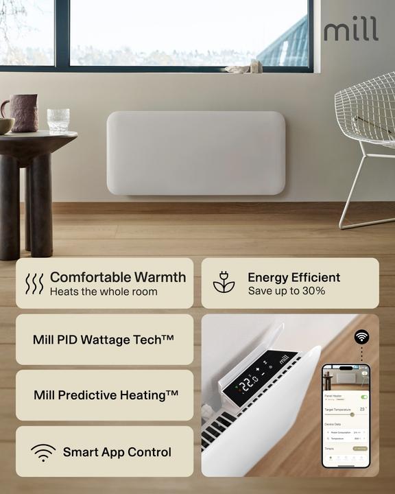 Immagine prodotto Mill Invisible Smart WiFi PanelHeater 1500W