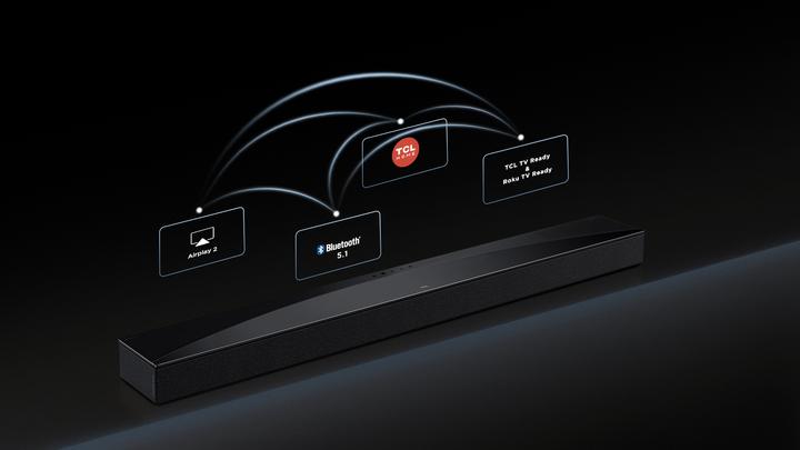 Immagine prodotto TCL Soundbar Q85H 7.1.4 canali, Dolby Atmos con Subwoofer integrato, 1020W (510 W, 7.1.4 Canale)