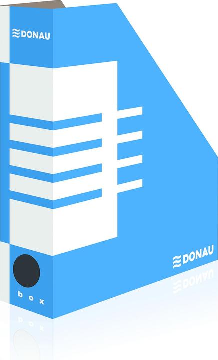 Actual product image Donau Magazine file, cardboard, a4/80mm, blue