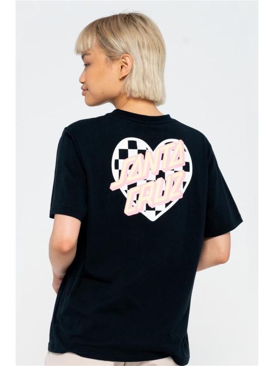 Actual product image Santa Cruz Heart Dot Check T-Shirt (12XL)