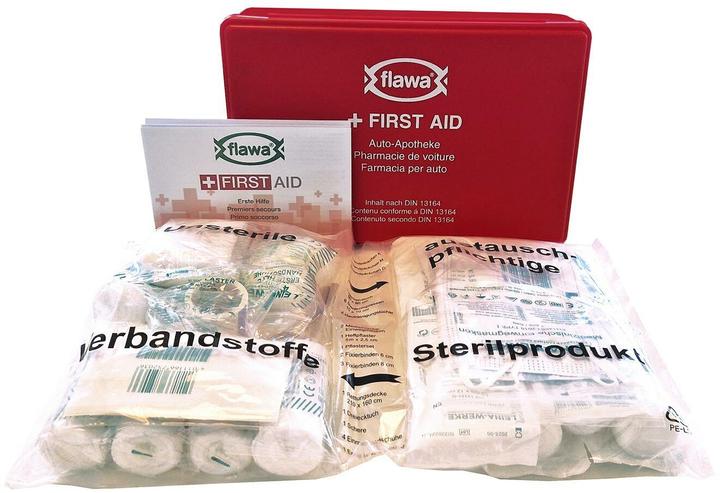 Actual product image Flawa Auto-Apotheke nach DIN 13164 (Car pharmacy)
