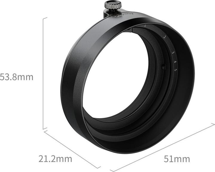 Productafbeelding SmallRig Lens Hood für X half