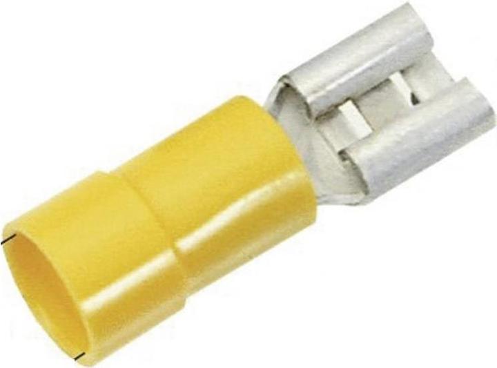 Actual product image Lapp Cable blade receptacle Mating width: 6.3 mm Mating thickness: 0.8 mm 180 ° Partially insulated