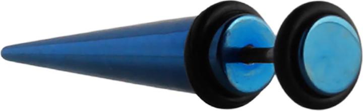Immagine prodotto Star Piercing Fake Expander dunkelblau (senza ottone, Acciaio chirurgico 316L)