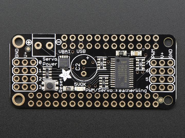 Actual product image Adafruit 8-Channel PWM or Servo FeatherWing (Various)