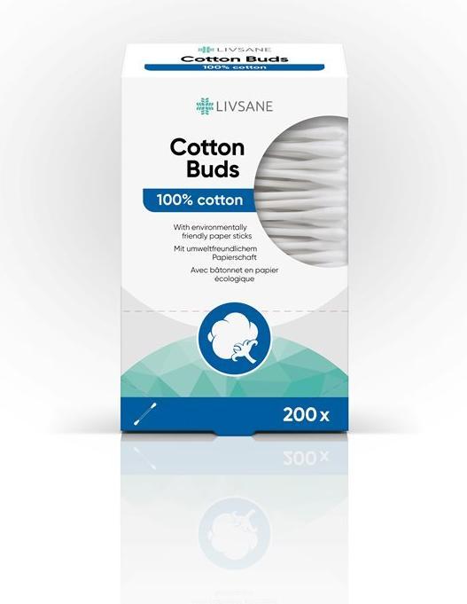 Actual product image Livsane Cotton bud 200