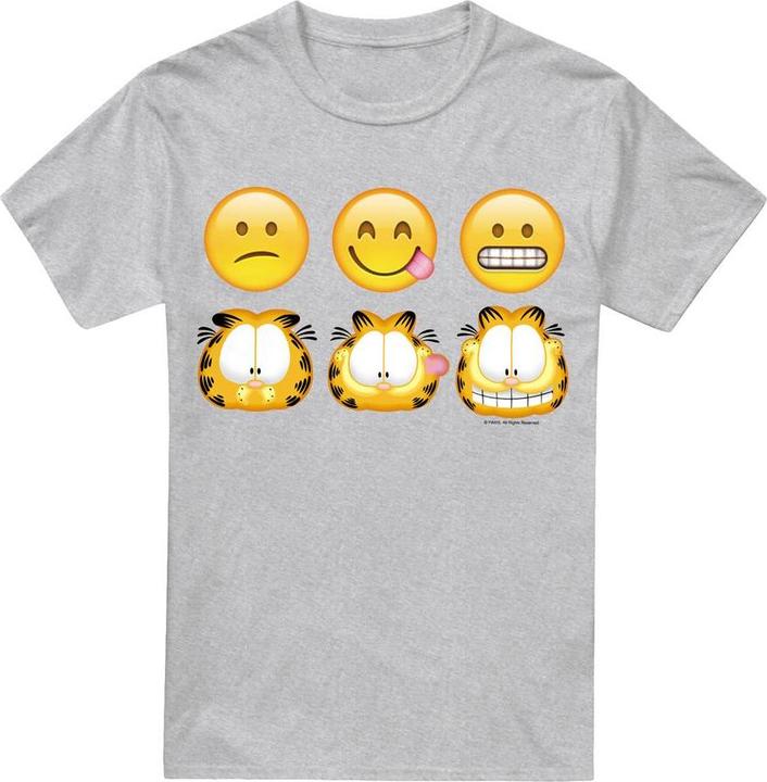 Actual product image Garfield Mens Emoji T-Shirt (4XL)