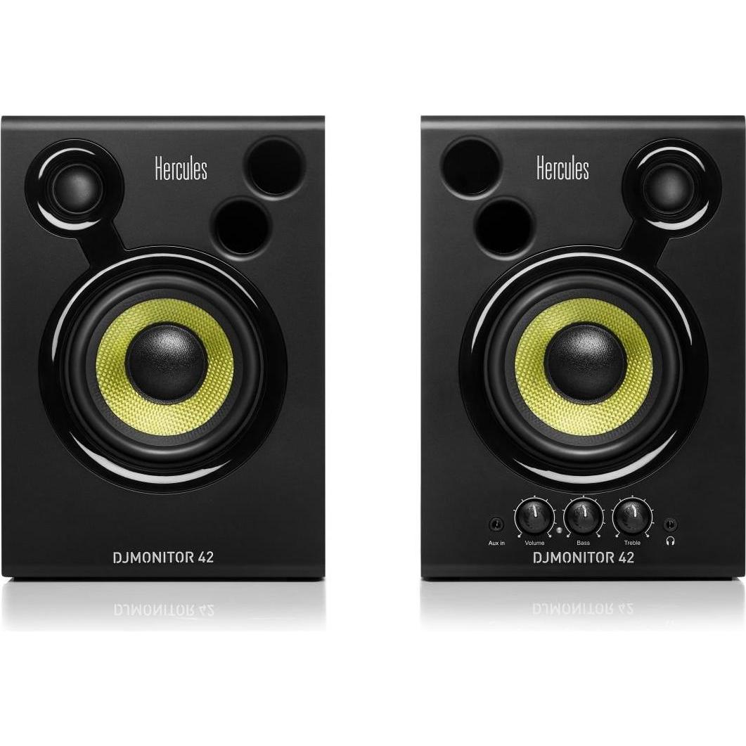 Thumbnail - Hercules DJ Monitor 42 (Aktiv, Paar), Monitor Lautsprecher, Schwarz
