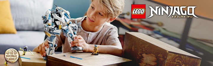 Actual product image LEGO Zane's Titan Mech (71738, LEGO Ninjago)