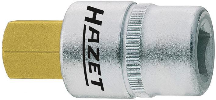 Produktbild HAZET Schraubendreher-Steckschlüsseleinsatz 986-17 ∙ Vierkant12,5 mm (1/2 Zoll) ∙ Innen Sechskant P… (17 mm)