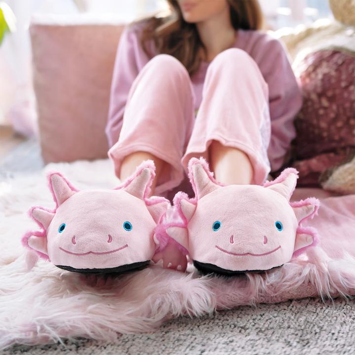 Produktbild Mikamax Axolotl Slippers – Cozy, Cute & Quirky (36, 37, 38, 39, 40, 41)