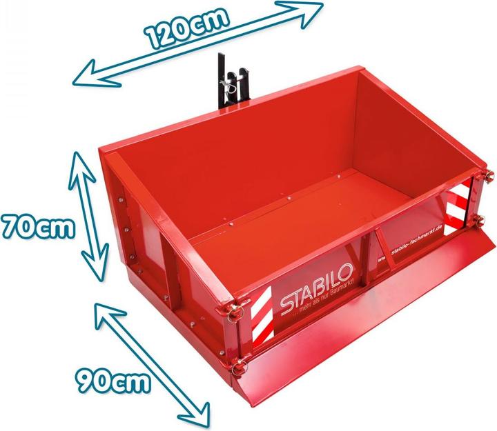 Produktbild Dema Heckcontainer Basic 120 (250 l)