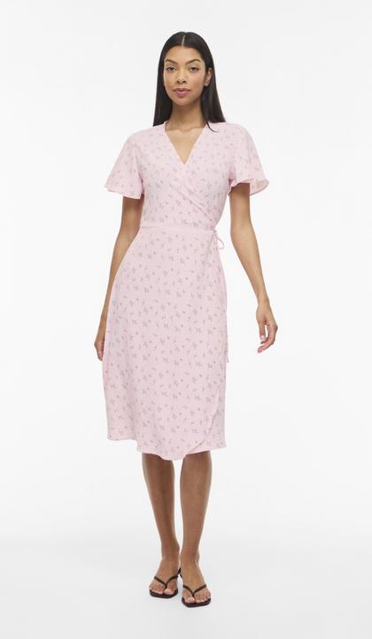 Produktbild Vila VILOVIE Kurzärmeliges Kleid mit V-Ausschnitt (36)