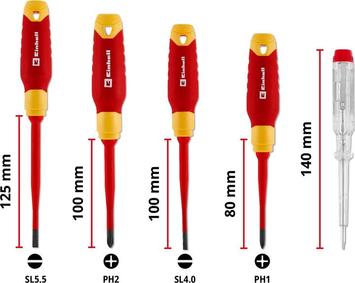Actual product image Einhell Accessories Schraubendr. Satz VDE 5-tg