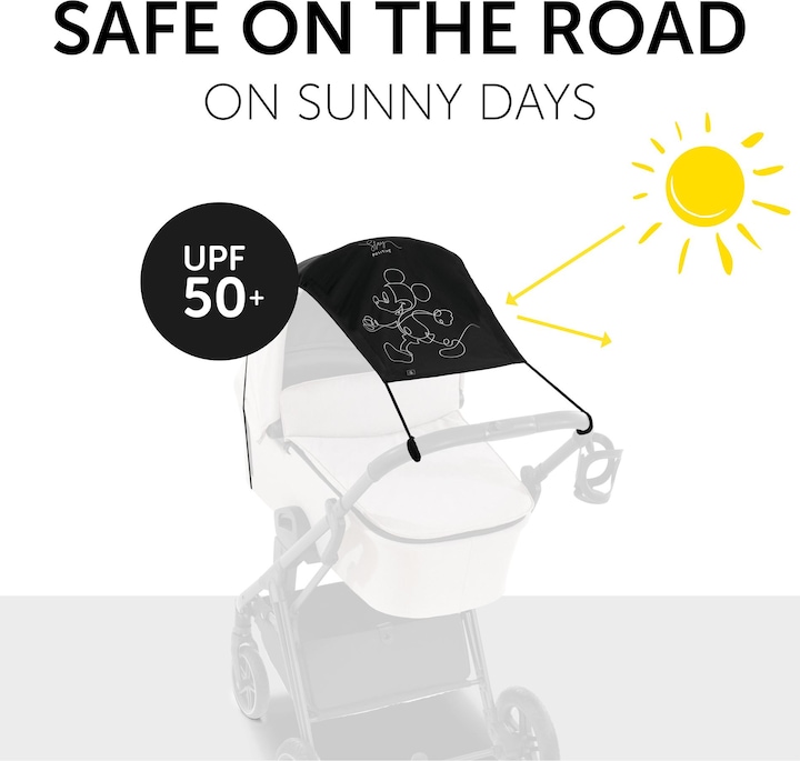 Actual product image Hauck Sunshade Mickey Mouse Black
