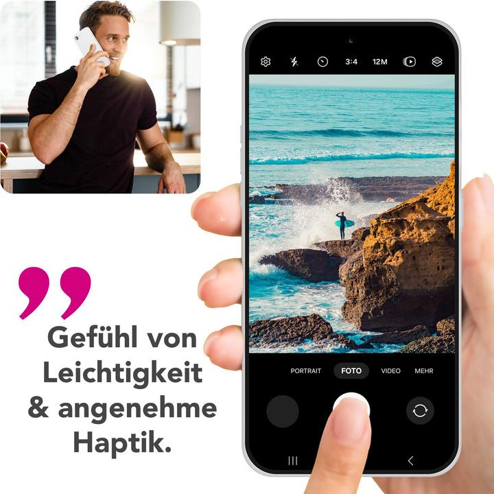 Produktbild Nalia Phantom - Extrem Dünn 0,3mm Schlank Matt & Elegant - Minimalistische Handyhülle (Apple iPhone 16e)