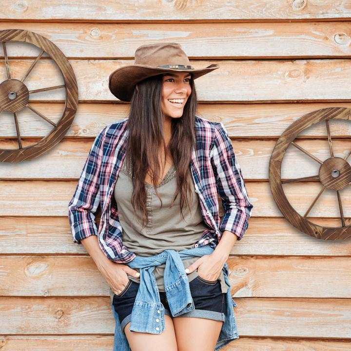 Actual product image Relaxdays Wagon wheel