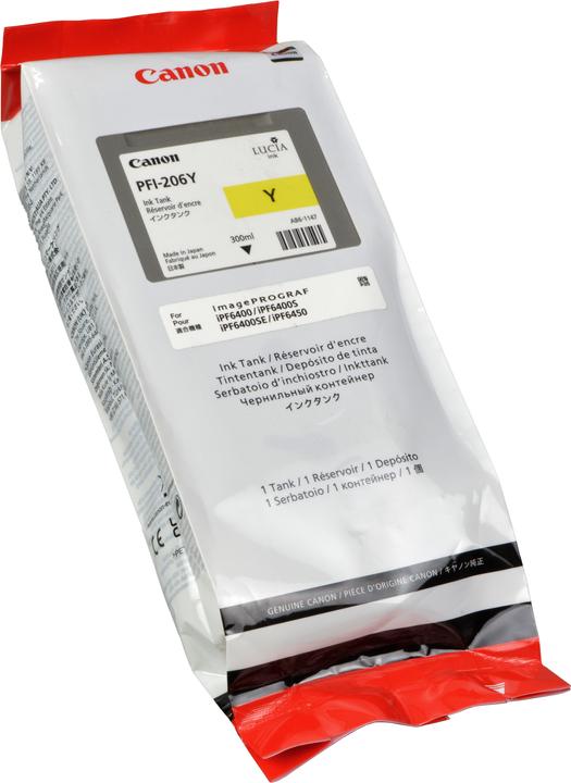 Produktbild Canon Tinte Large Format yellow Orig.Nr. PFI-206Y (Y)