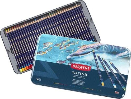 Produktbild Derwent Inktense Permanent Aquarellstifte (Mehrfarbig, Multicolor, multicolour, 36 x)