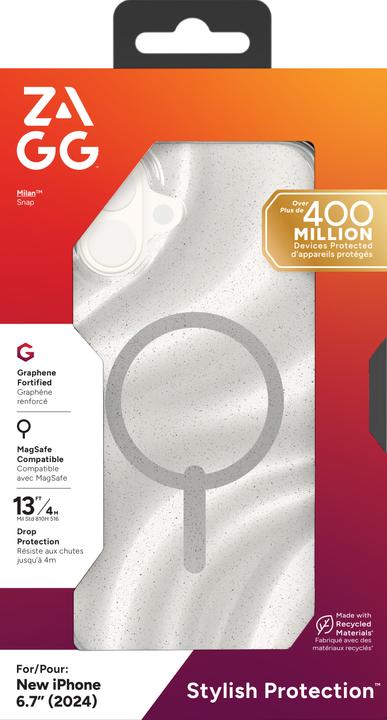 Actual product image Zagg MILAN - Cases Snap Apple (Apple iPhone 16 Plus)