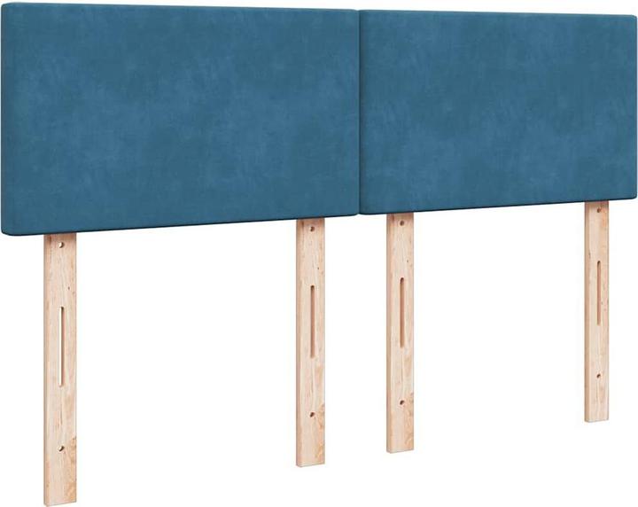 Produktbild VidaXL Bo x springbett mit Matratze 160 x 200 cm Samt (160 x 200 cm, 160 x 200 cm)
