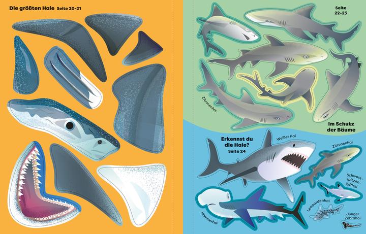 Produktbild Die grosse Sticker-Tierwelt: Haie