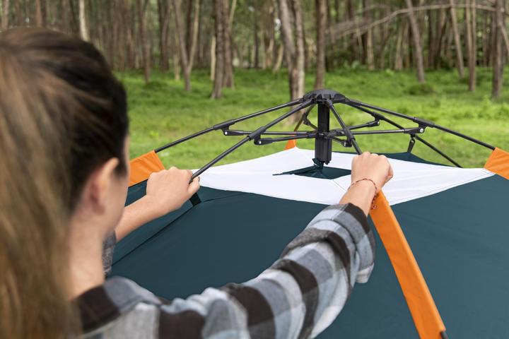 Actual product image Bestway Tent Polyester 2 Entrances 2 Exits 70/210/70x240x138 cm Camping 68142 (4.81 kg, 4 persons)