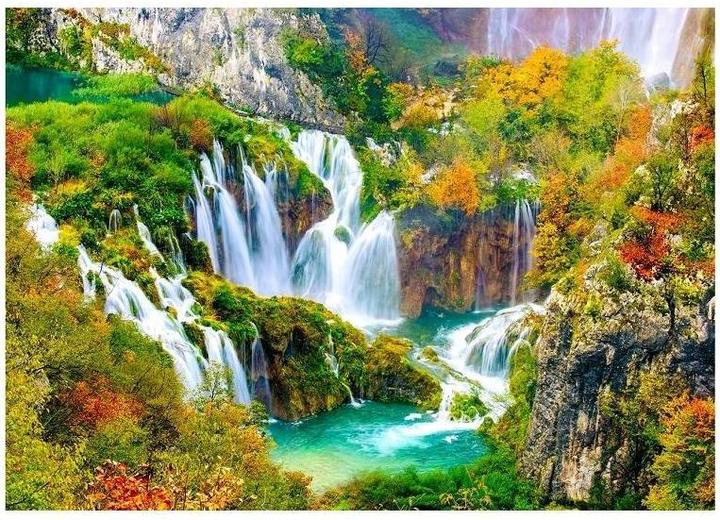 Image du produit Enjoy Puzzle ENJOY-1266 - Chutes de Plitvice en automne, puzzle, 1000 pièces (1000 pièces)