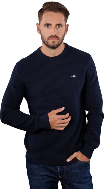 Immagine prodotto GANT maglione a girocollo micro textured (XL)