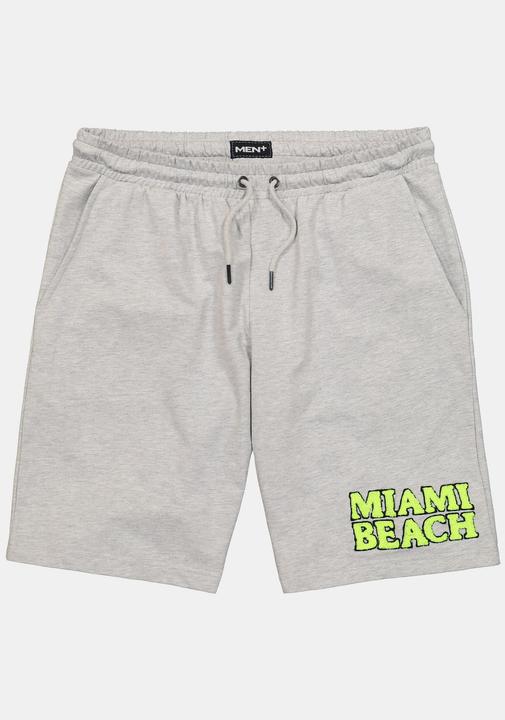 Image du produit Men+ Sweatbermuda, Neon-Print, Elastikbund (L)