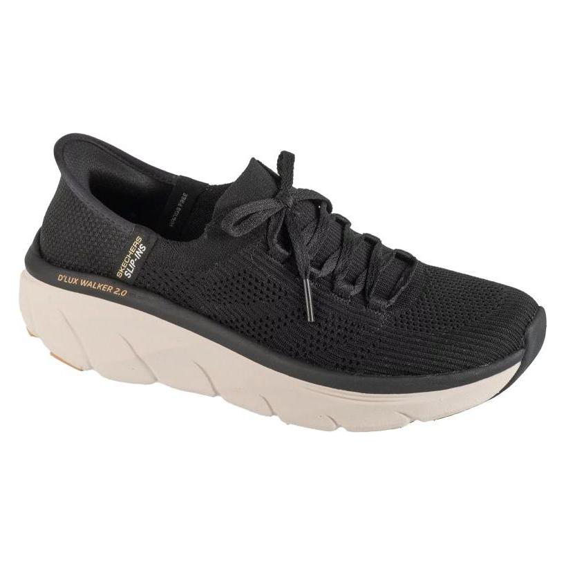 Skechers, Damen, Sneakers, Slip-Ins, D'lux Walker 2.0 - Thrill Movement Schwarz, Schwarz, (38)