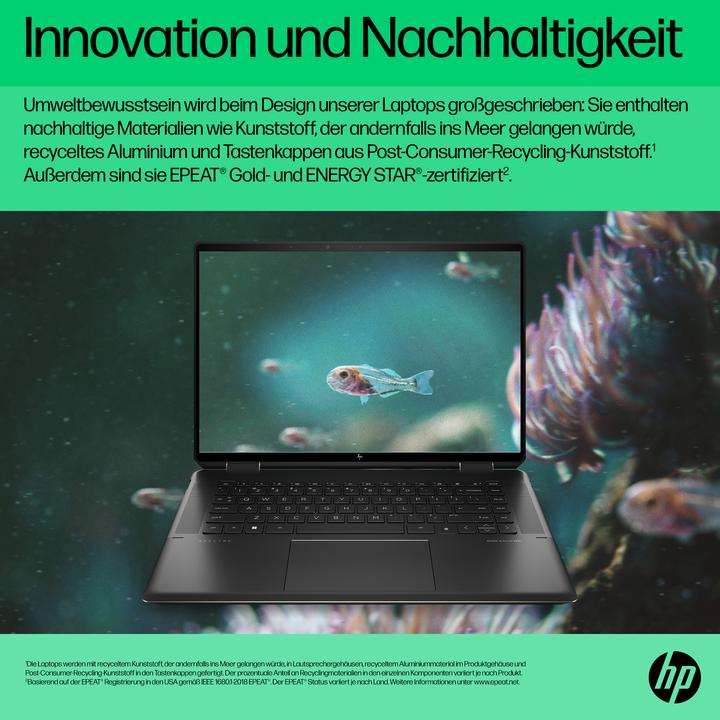 Produktbild HP Spectre x360 16-f2072ng (16", 512 GB, 16 GB, DE, Intel Core i7-13700H)