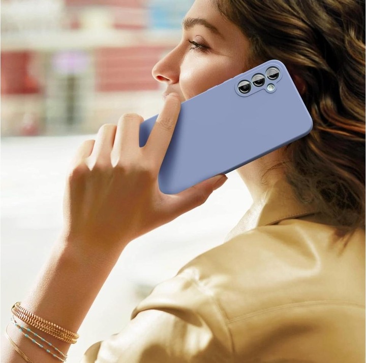 Produktbild Screenguard Samsung Galaxy A34 5G Liquid Silicone Case Hülle (Samsung Galaxy A34 5G)