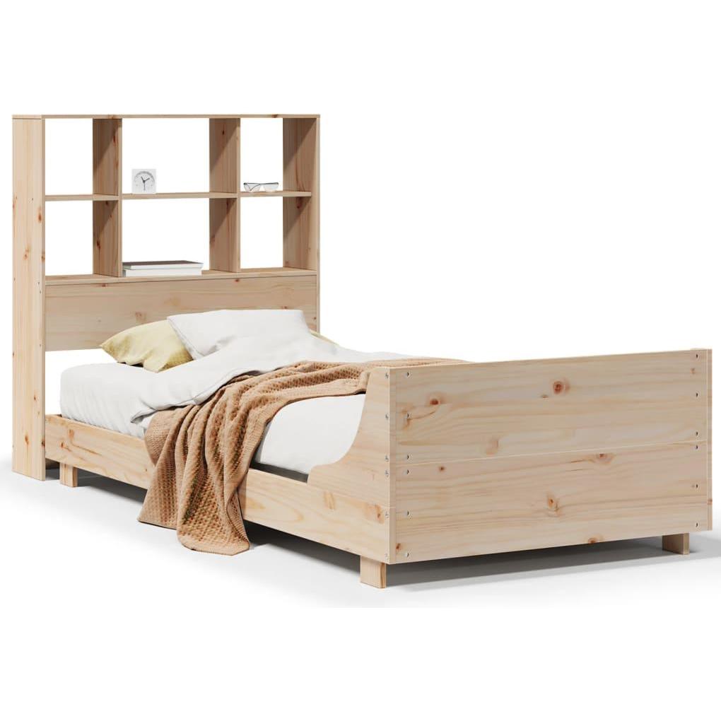 VidaXL, Bett, Massivholzbett Holzbett Bett Einzelbett ohne Matratze 100x200cm Kiefer (100 x 200 cm)