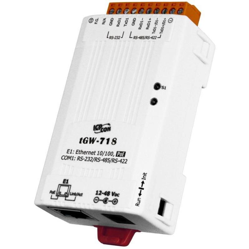 Moxa Tiny Modbus/Tcp Gateway, Poe, Netzwerkadapter