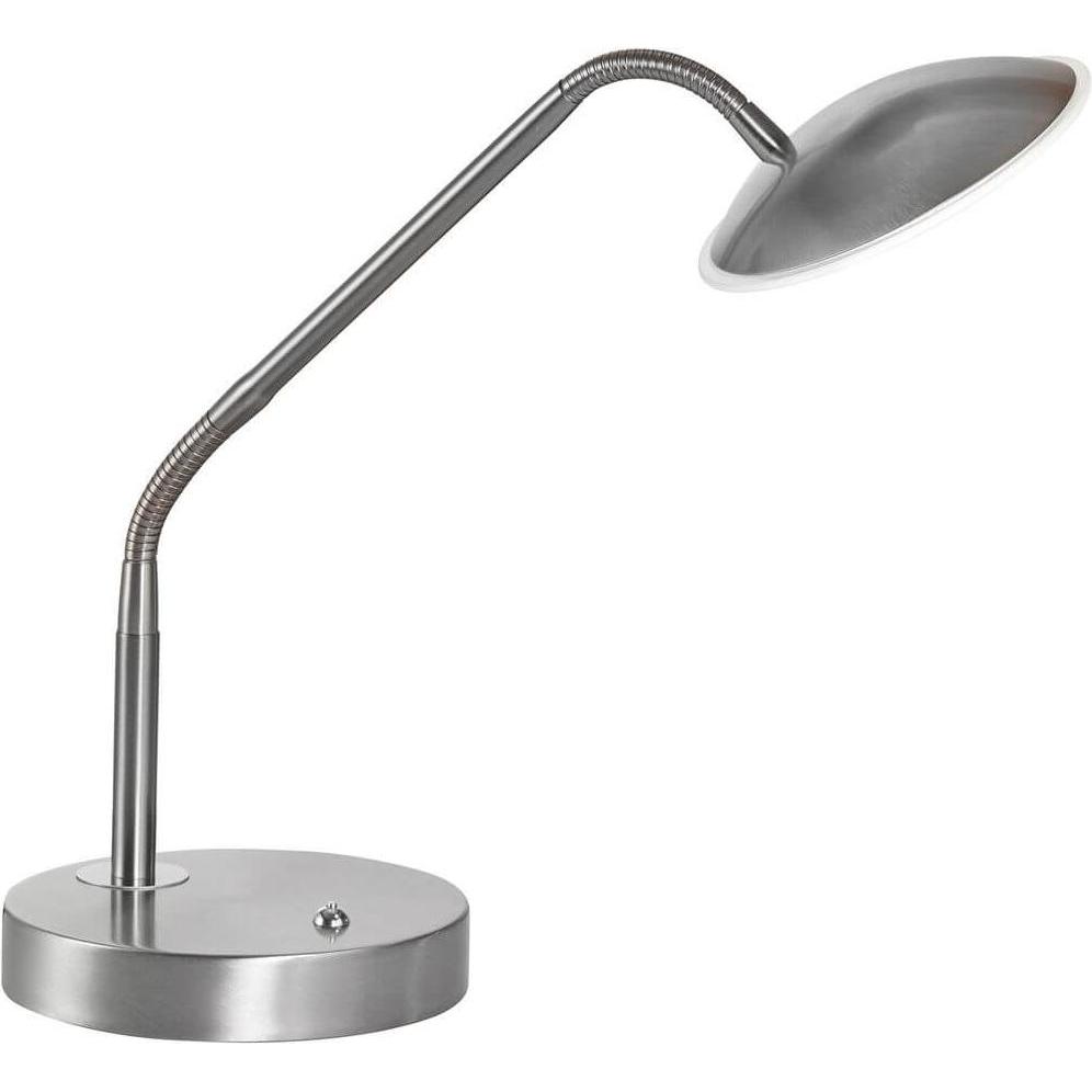 Fischer & Honsel, Tischlampe, Honsel Tallri LED Tischleuchte 7,5W Tunable white steuerbar dimmbar Glas teilsatiniert nic